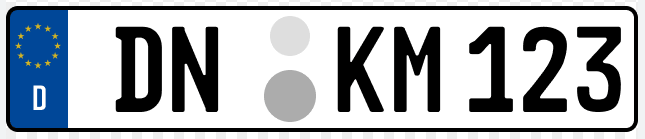 Wünschkennzeichen – Gedruckt & Versandbereit